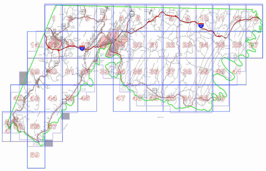Highway Atlas Plate Map