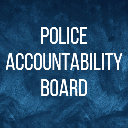 News Flash - Police Accountability Board