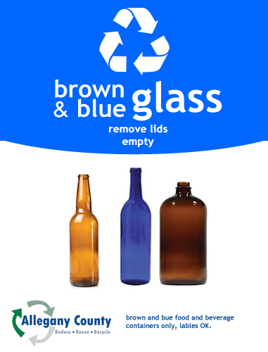 Brown glass recycling 